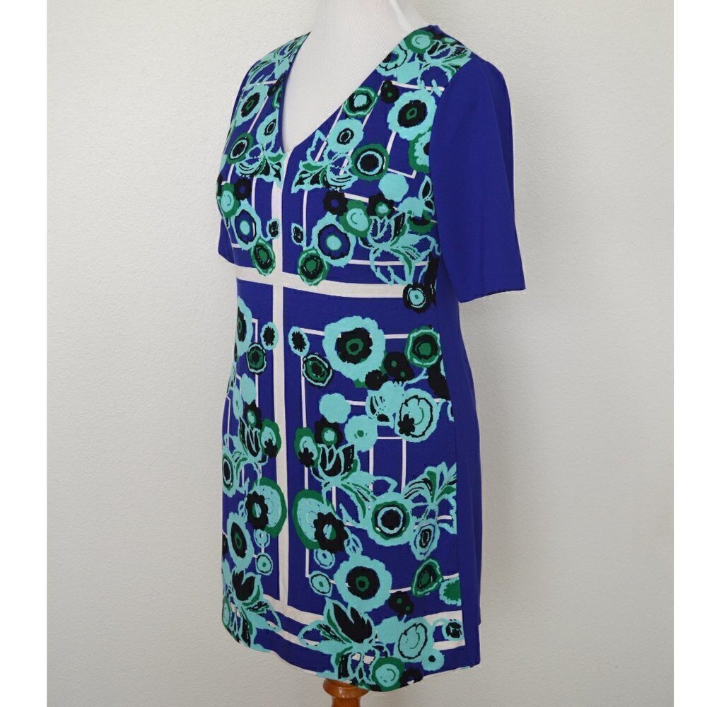 Plenty by Tracy Reese Mod Floral Dress Petite 12 - Picture 3 of 8